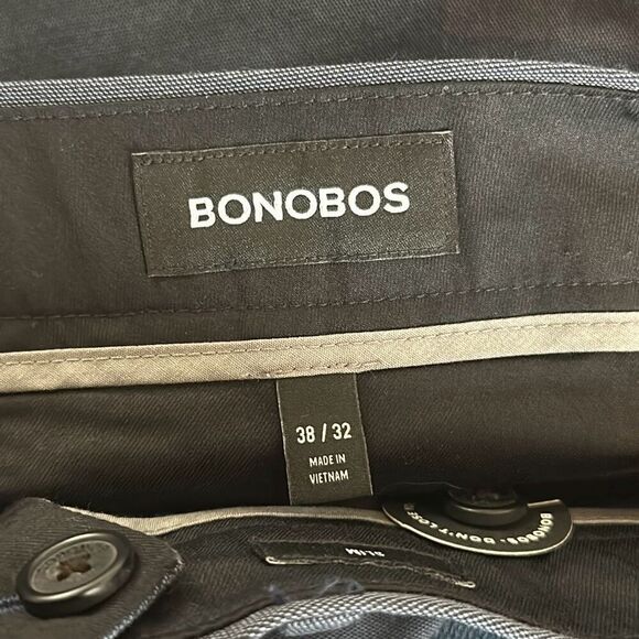 Bonobos Weekday Warrior Dress Pants Monday Blue Slim Fit size 38/32 - Picture 5 of 9